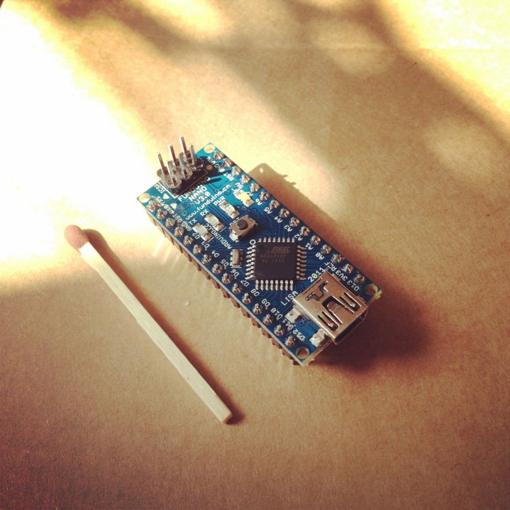 Arduino Nano, length smaller than that of a match!